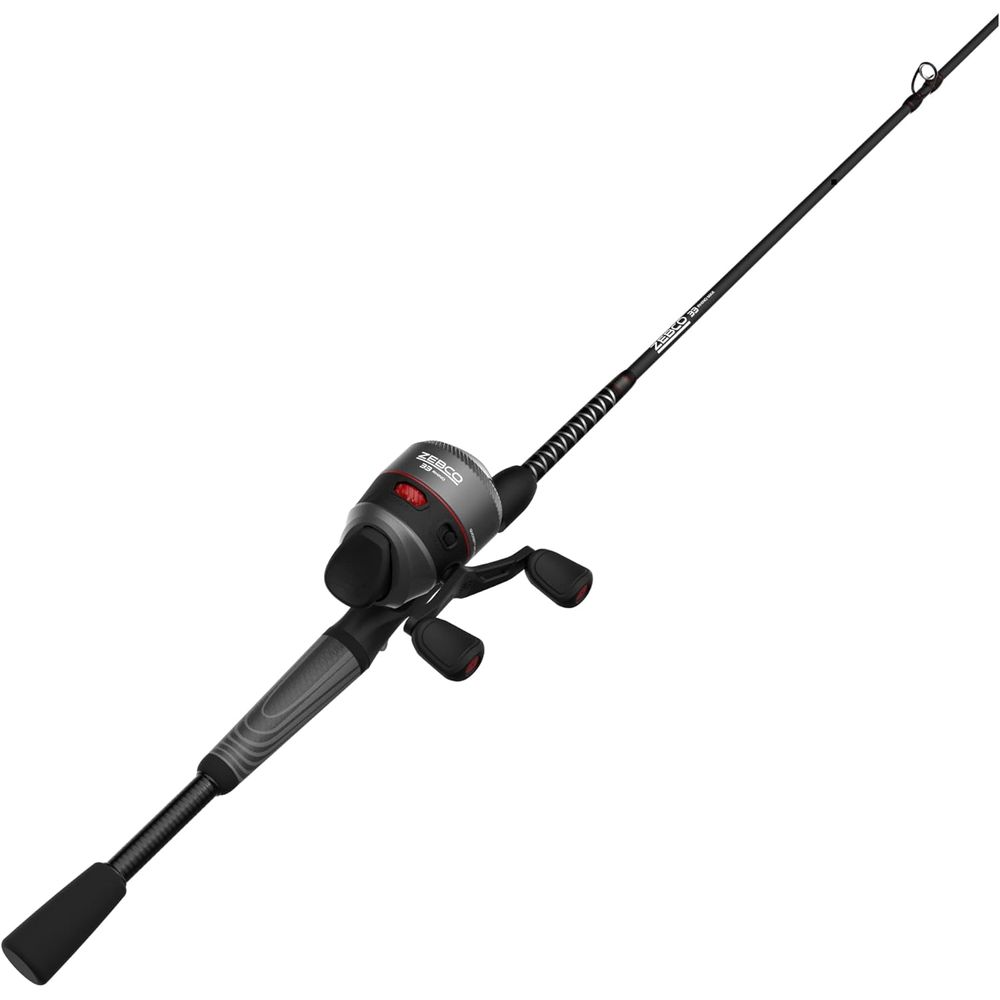 Fishing Rod Combo - Durable E-Glass Spincast Fishing Rod Combo