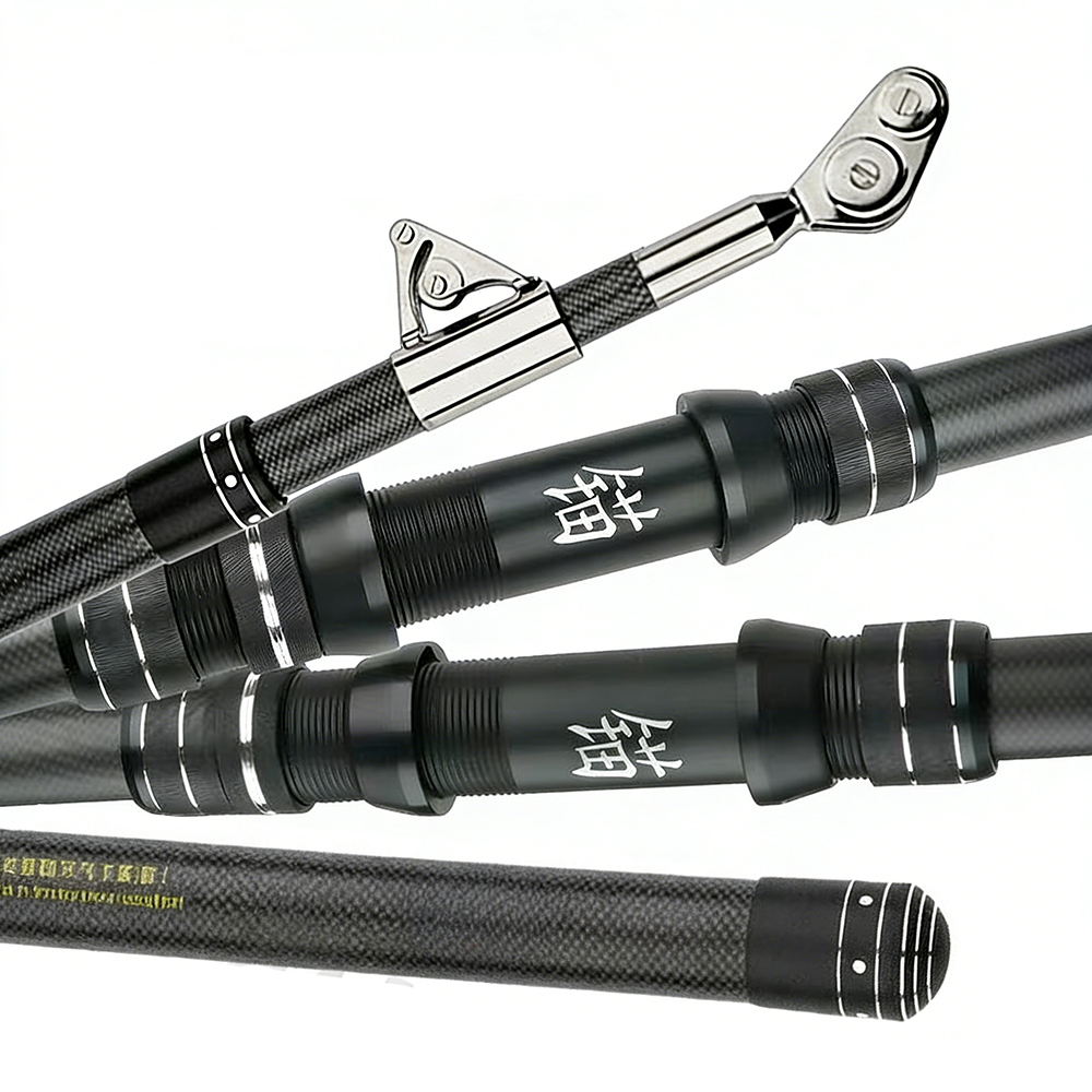Fishing Rod Surf - Carbon Fishing Rod 50kg Superhard Telescopic，
