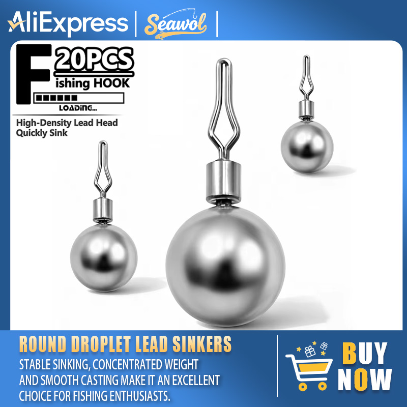 Fishing Rod Building Kit - Premium Drop-Shaped Sinker: Enhanced Weight Concentration