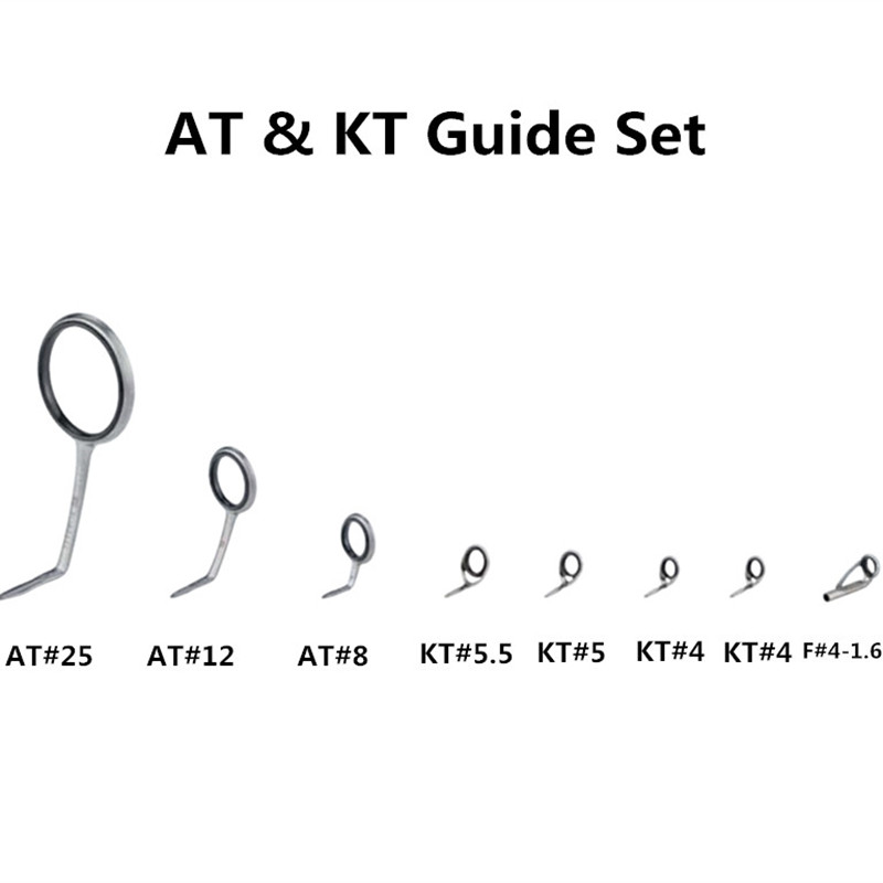 Fishing Rod Guide Replacement - NooNRoo AT & KT Guide Set