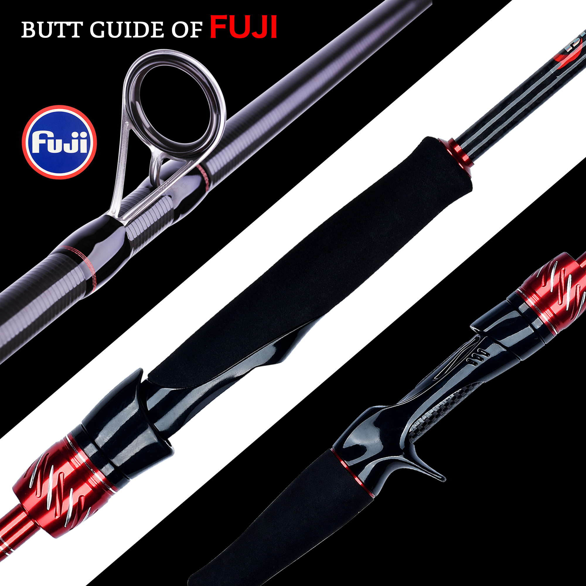 BIUTIFU Spinning Casting Fuji  - Fishing Rod Surf avaliação e preço