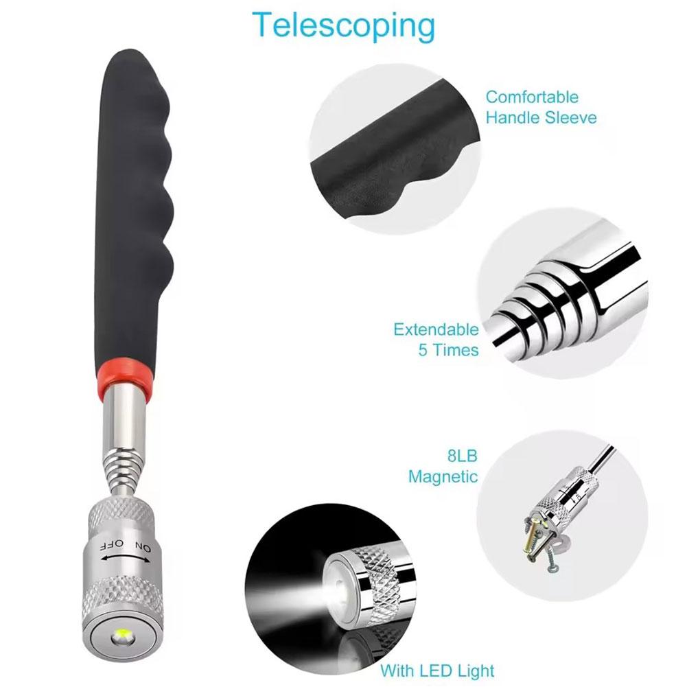 Telescopic Magnetic Pen with L - Fishing Rod Travel avaliação e preço