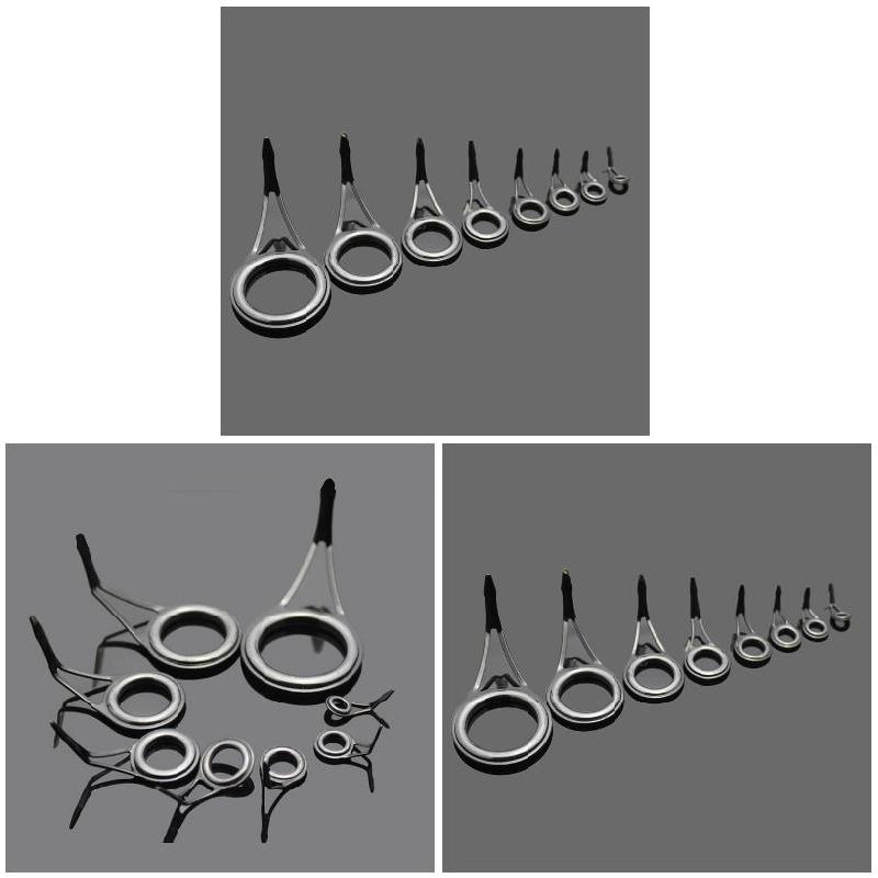 8 Pcs Ceramic Fishing Rod Guid - Fishing Rod Building Kit avaliação e preço
