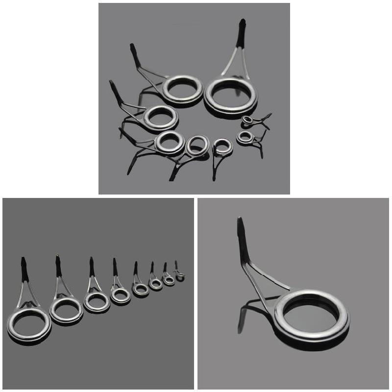 8 Pcs Ceramic Fishing Rod Guid - Fishing Rod Building Kit avaliação e preço