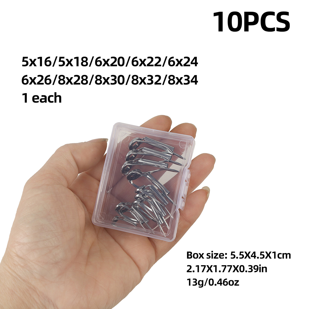 10/40pcs Fishing Rod Guide Rin - Fishing Rod Tip Replacement avaliação e preço