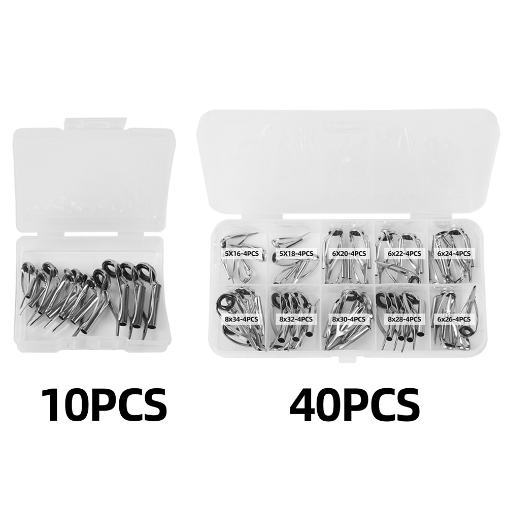 10/40pcs Fishing Rod Guide Rin - Fishing Rod Tip Replacement avaliação e preço