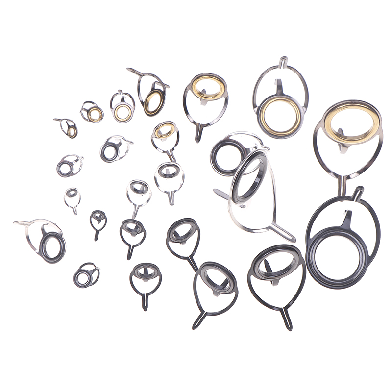 8Pcs Fishing Tackle Stainless  - Fishing Rod Tip Replacement avaliação e preço