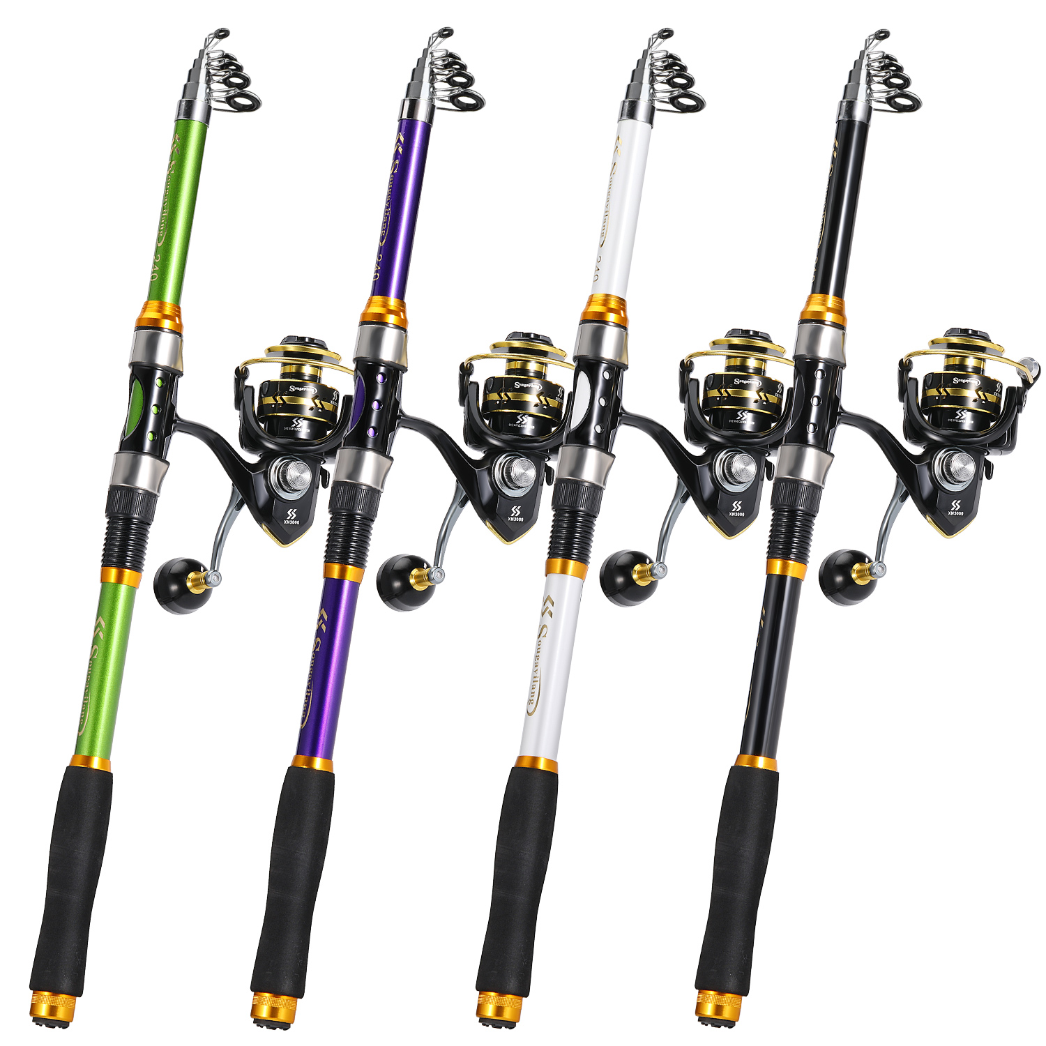 Sougayialng spinning fishing r - Fishing Rod Combo avaliação e preço