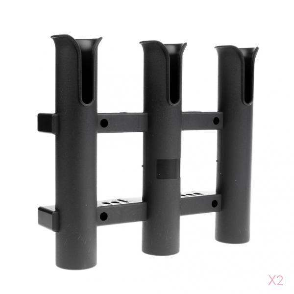 Black PP Fishing Rod Holder Ra - Fishing Rod Boat avaliação e preço