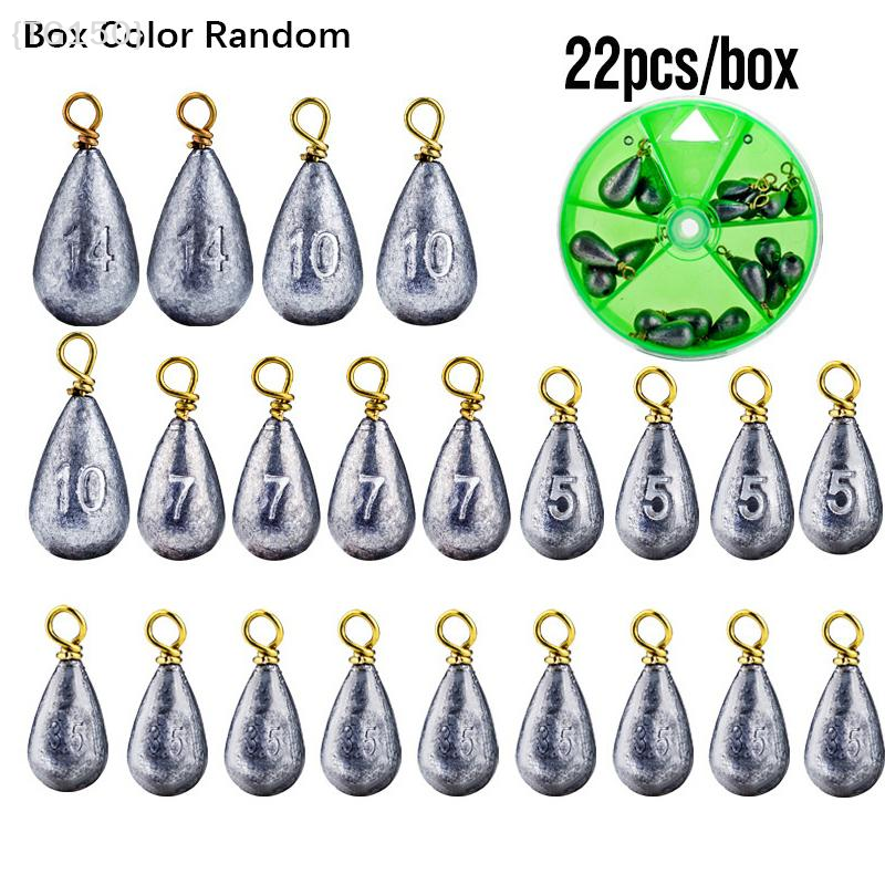 【TG150】22Pcs/Box Fishing Bait  - Fishing Rod Case avaliação e preço