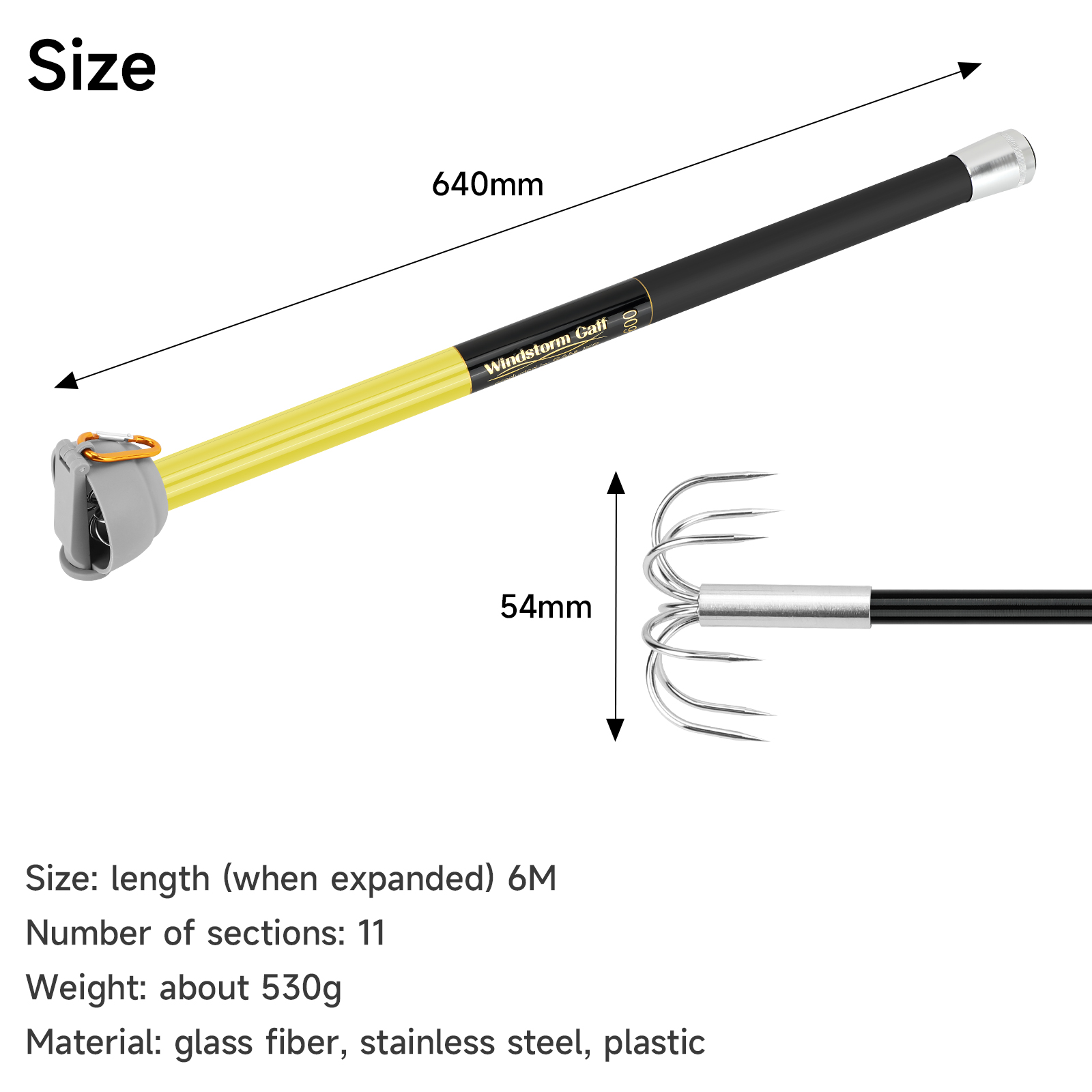 SANLIKE 6M Telescopic Squid Ro - Fishing Rod Carbon Fiber avaliação e preço