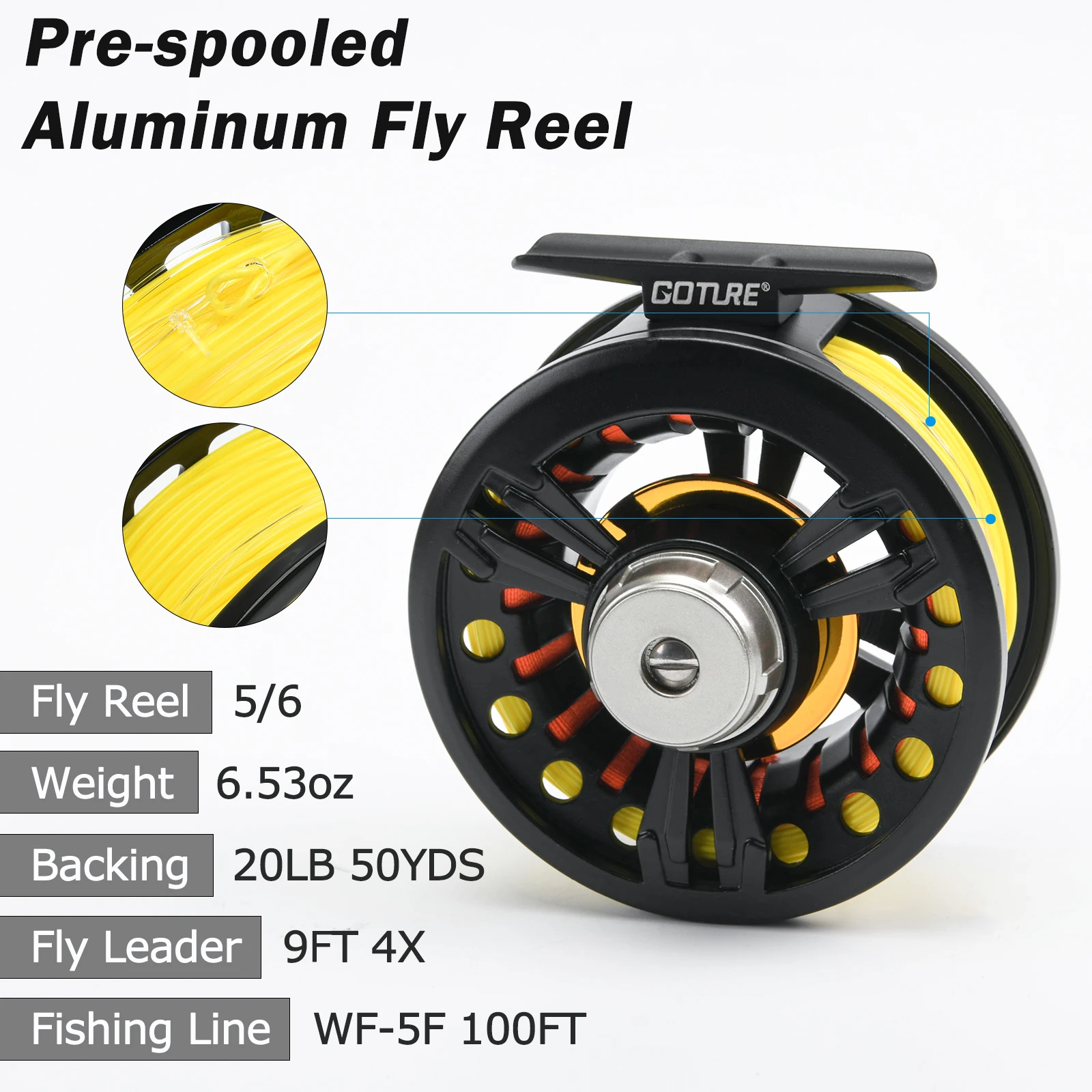 Goture Fly Fishing Rod and Ree - Fishing Rod Fly avaliação e preço