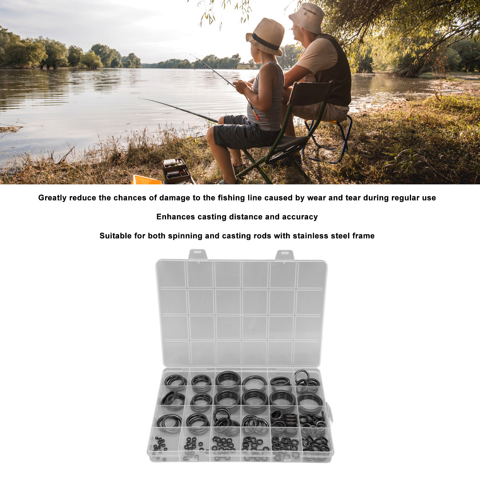 Fishing Rod Guide Repair Kit F - Fishing Rod Guide Replacement avaliação e preço