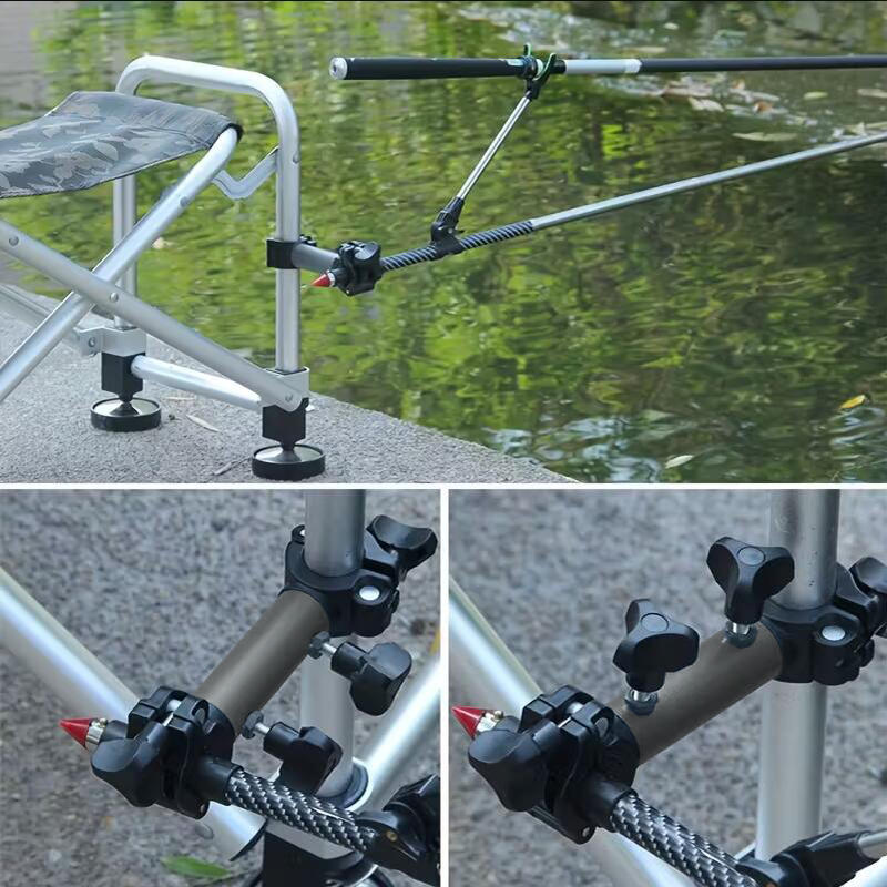 Fishing Rod Holder Clamp with  - Fishing Rod Case avaliação e preço