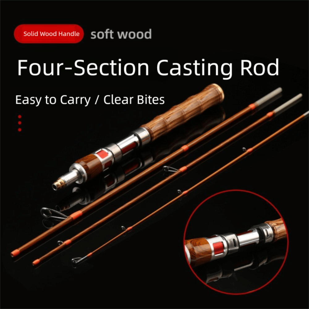 2025 4 Sections Spinning Fishi - Fishing Rod Spinning avaliação e preço
