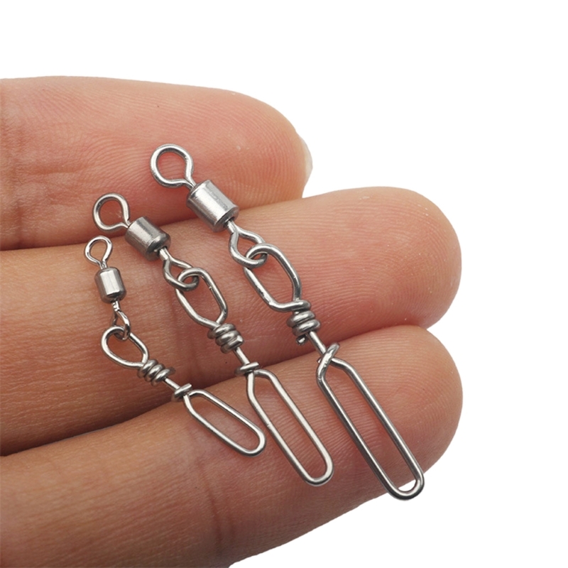 10Pcs Stainless Steel Quick Sn - Fishing Rod Building Kit avaliação e preço