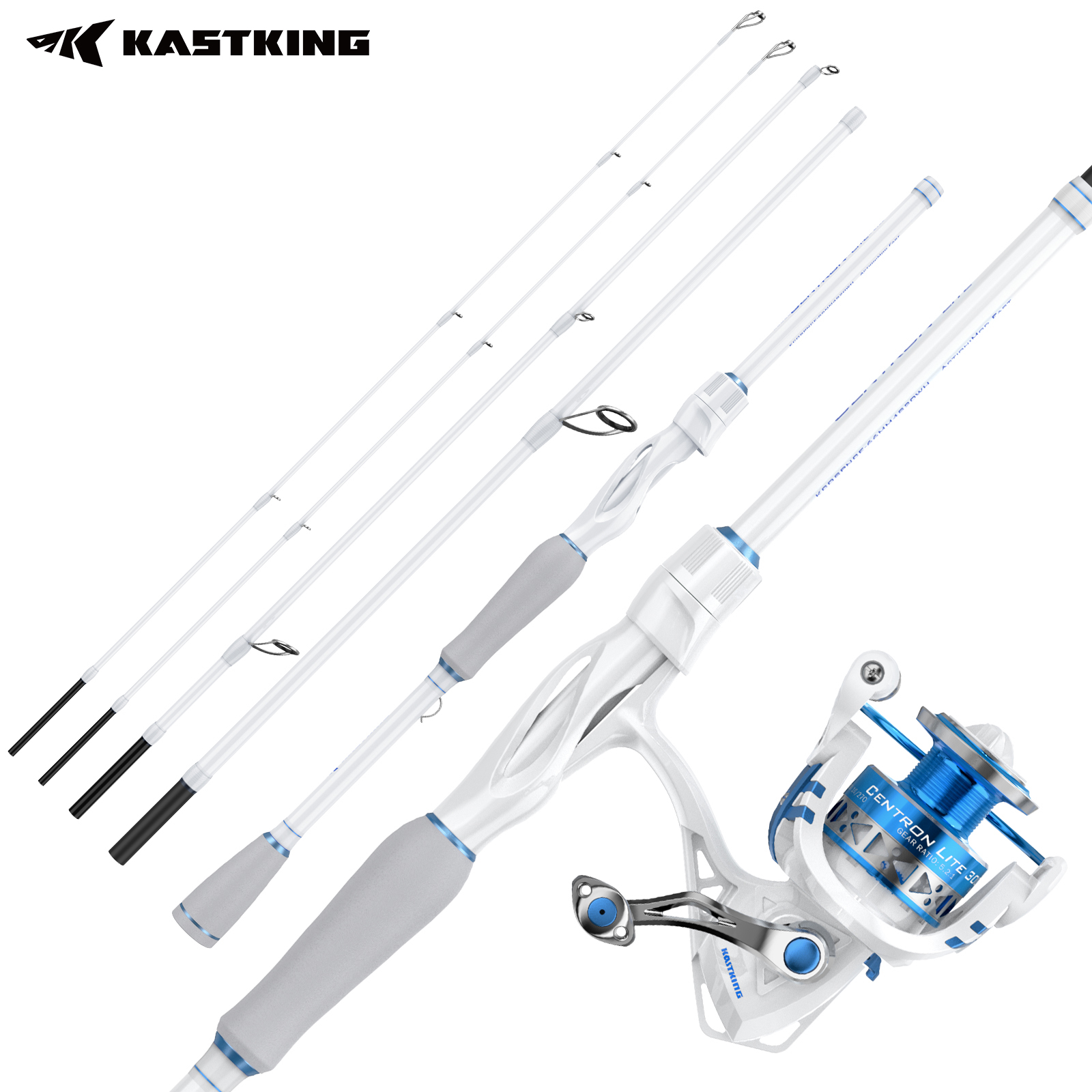 KastKing Centron Lite Travel S - Fishing Rod Combo avaliação e preço