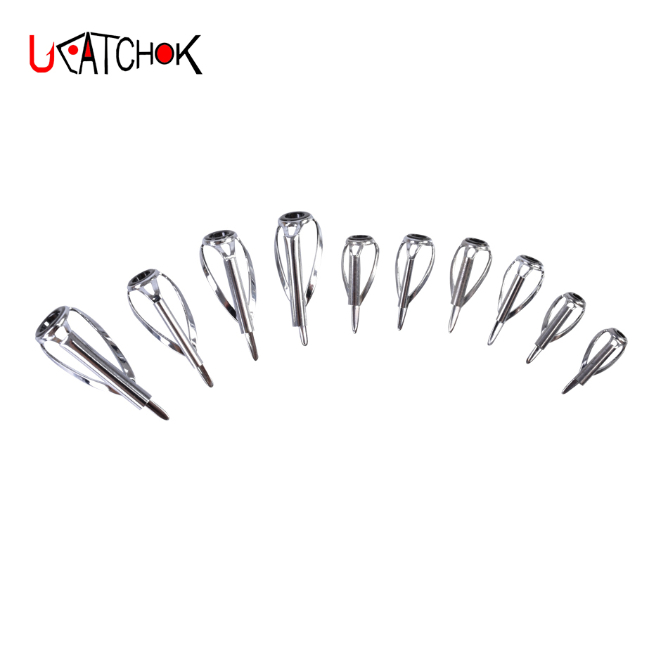 10pcs/pack top guide enhanced  - Fishing Rod Guide Replacement avaliação e preço