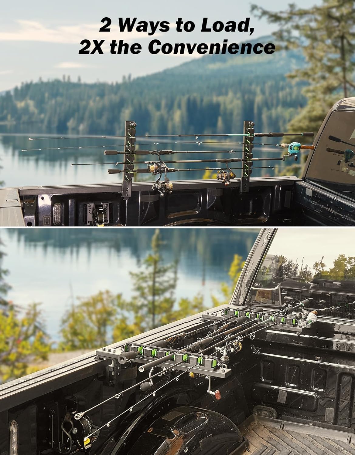 JOYTUTUS Truck Bed Fishing Rod - Fishing Rod Boat avaliação e preço