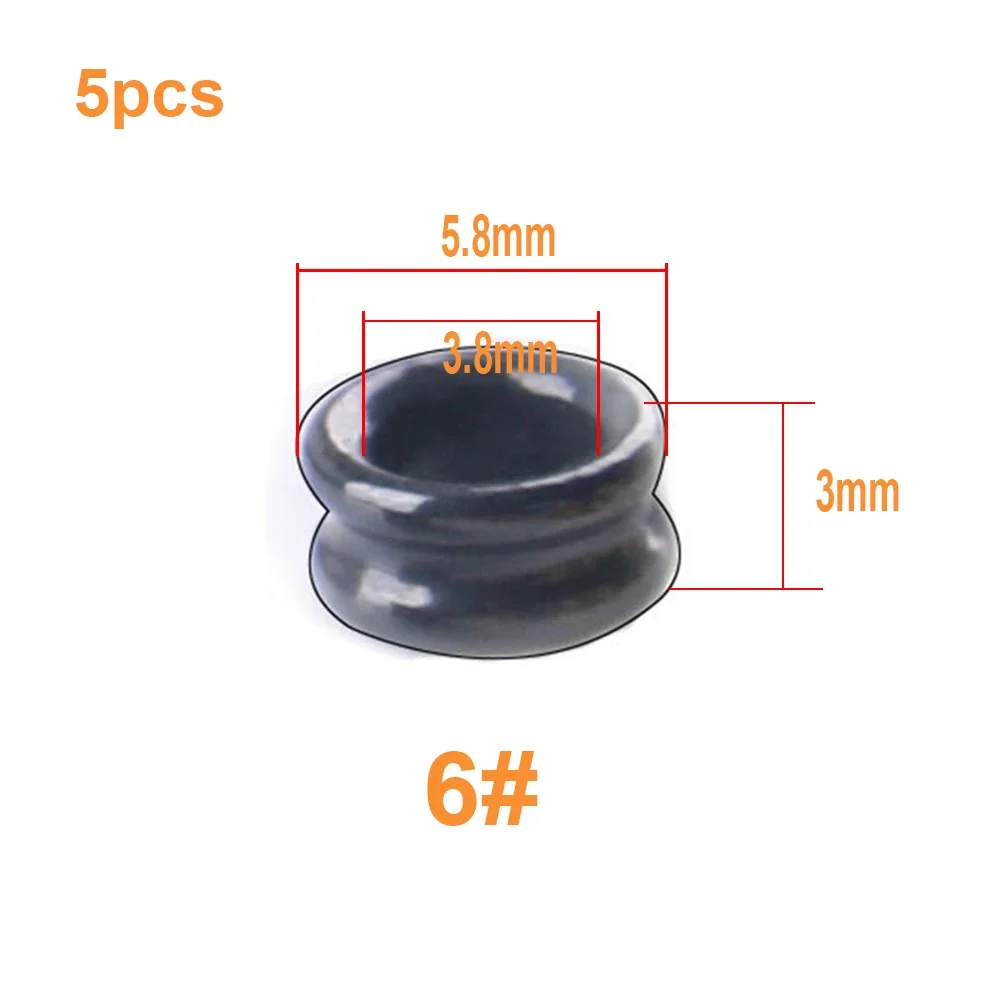 5x DIY Fishing Rod Guides Ring - Fishing Rod Building Kit avaliação e preço