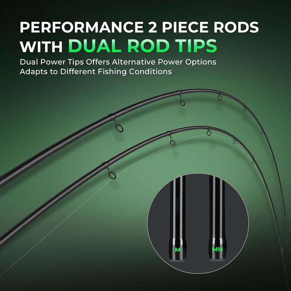 Dual-Tip Graphite Fishing Rod  - Fishing Rod Combo avaliação e preço