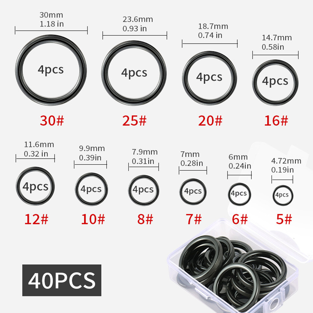26/40pcs Fishing Rod Guide Rin - Fishing Rod Repair Kit avaliação e preço