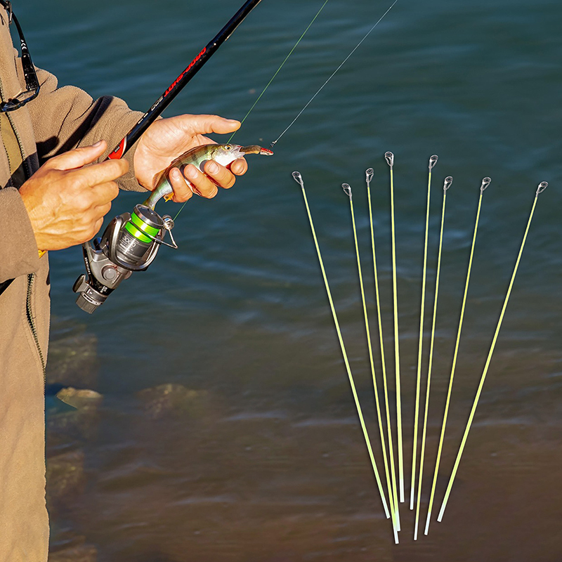 5Pcs 42CM Boat/Raft Rod Tip Sp - Fishing Rod Tip Replacement avaliação e preço