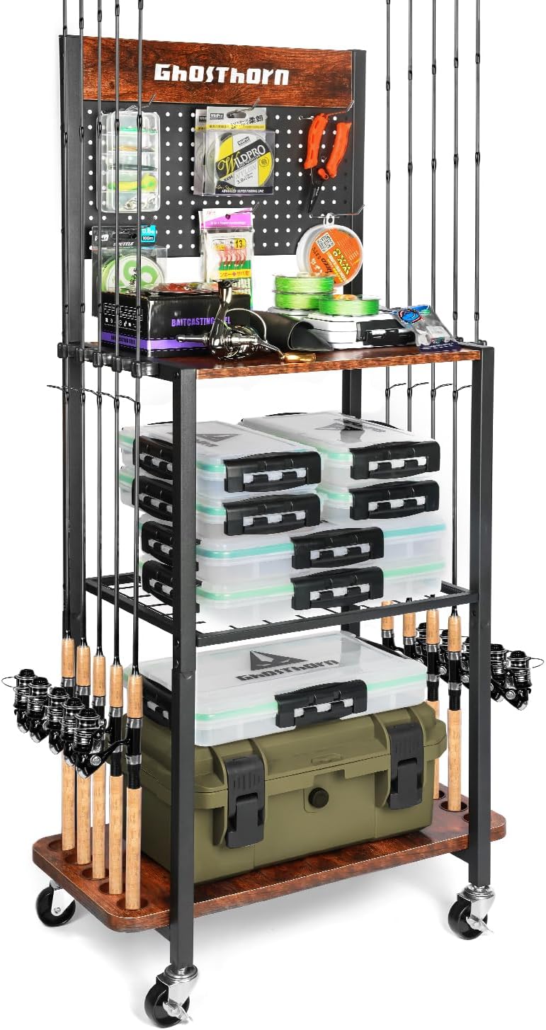 Fishing Rod Holder for Garage  - Fishing Rod Holder avaliação e preço