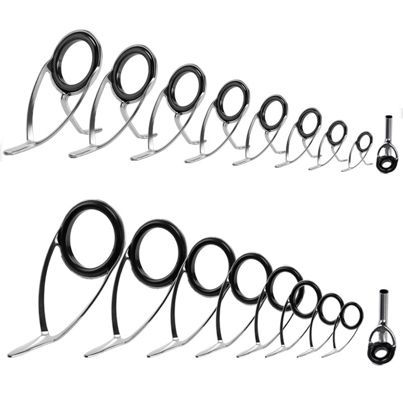 9Pcs Fishing Rod Guides Ring R - Fishing Rod Spinning avaliação e preço