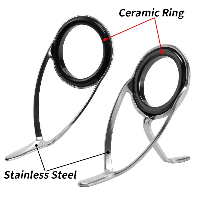9Pcs Fishing Rod Guides Ring R - Fishing Rod Spinning avaliação e preço