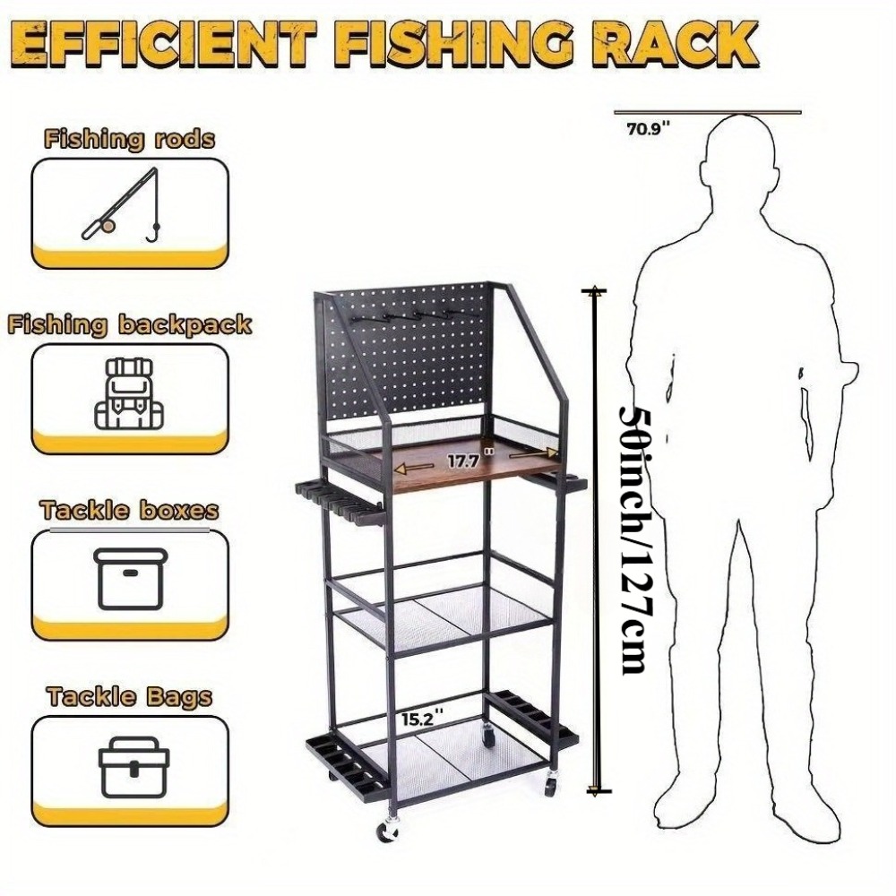 Fishing Rod Holders for Garage - Fishing Rod Case avaliação e preço