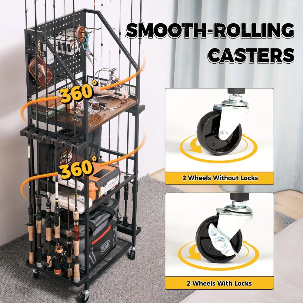 Fishing Rod Holders for Garage - Fishing Rod Case avaliação e preço