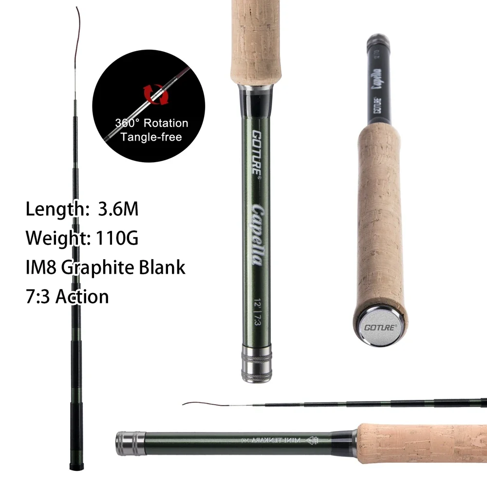 Goture 12FT Classical Tenkara  - Fishing Rod Fly avaliação e preço
