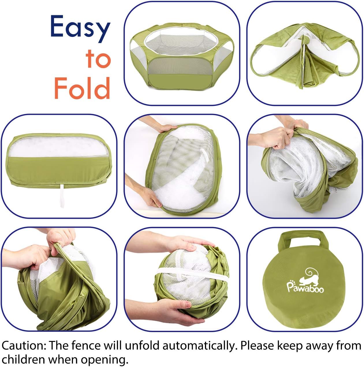 Pawaboo Small Animals Playpen  - Fishing Rod Travel avaliação e preço