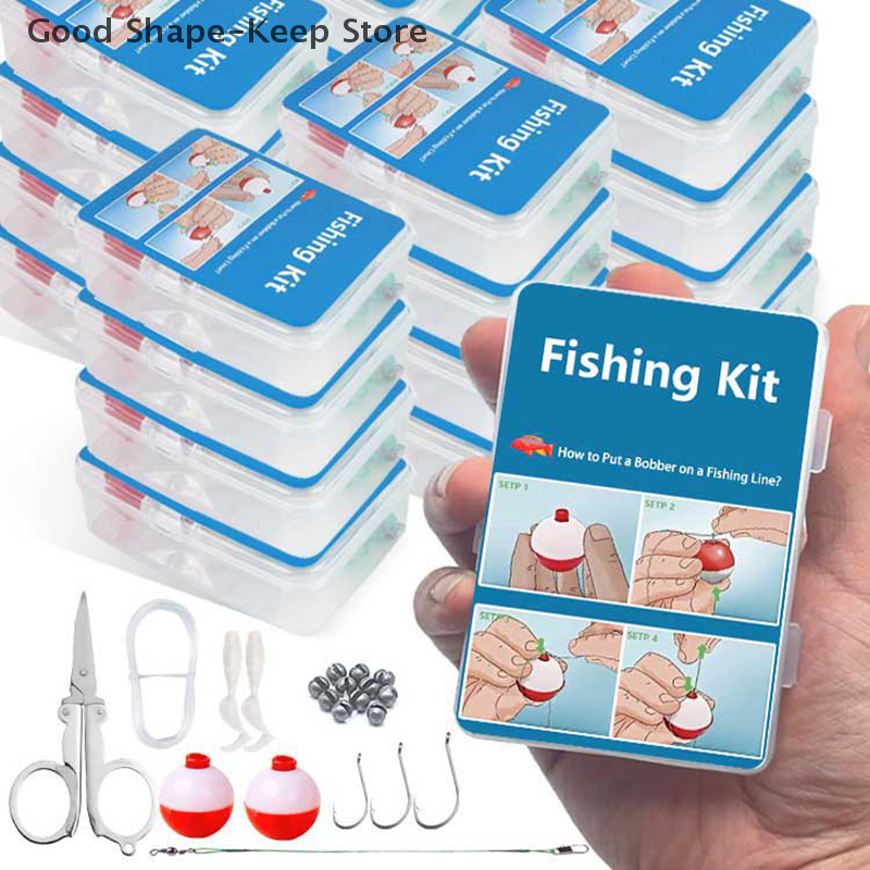 24Pcs Emergency Fishing Kit Po - Fishing Rod Boat avaliação e preço